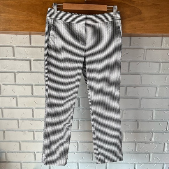J. Crew Seersucker striped ankle pants, Size 2 - Picture 11 of 11